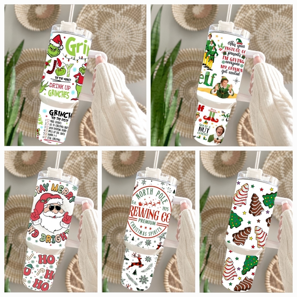 Christmas Stanley Style 40oz Tumbler